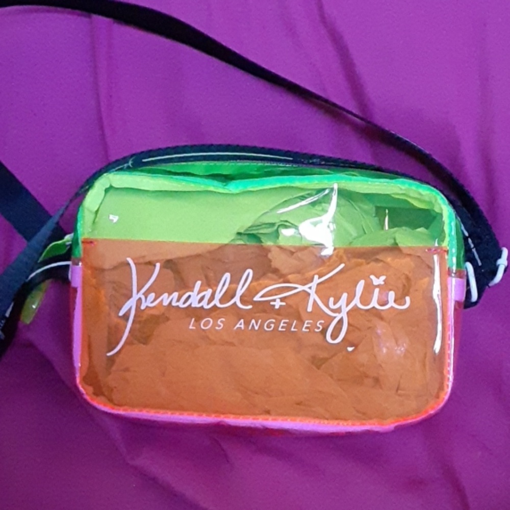 Colorful clear bag